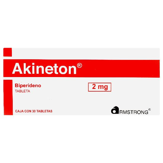 Akineton 2Mg Con 30 Tabletas (Biperideno) 1 - 7501089803351