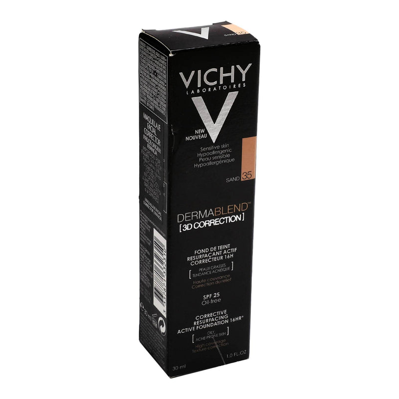 Vichy Dermablend 3D Maquillaje Fluido Sand 35 Fps25 30Ml - WeCare Pharma