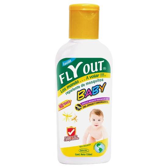 Repelente Fly Out Baby Locion 130Ml - WeCare Pharma