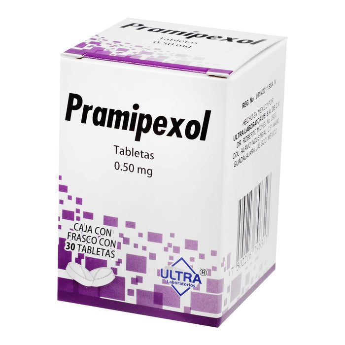 Pramipexol 0.5Mg Con 30 Ultra Tabletas - WeCare Pharma