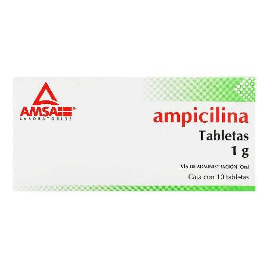 Ampicilina 1G Con 10 Amsa Tabletas - WeCare Pharma