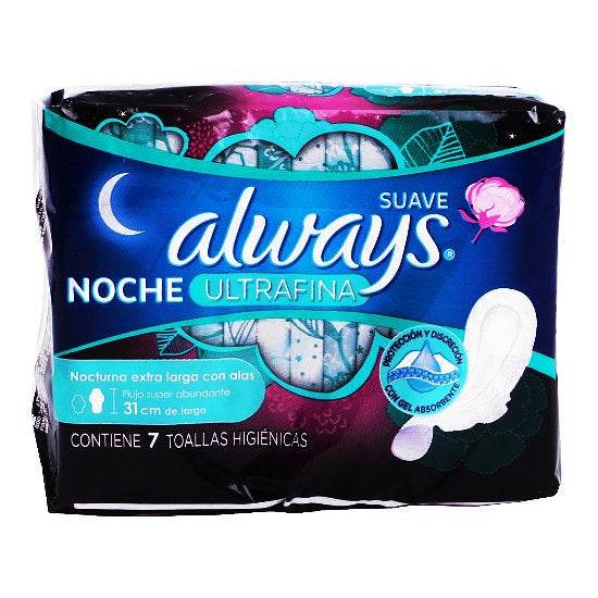 Toallas Always Ultra Invisible Abundante Con 7 - WeCare Pharma