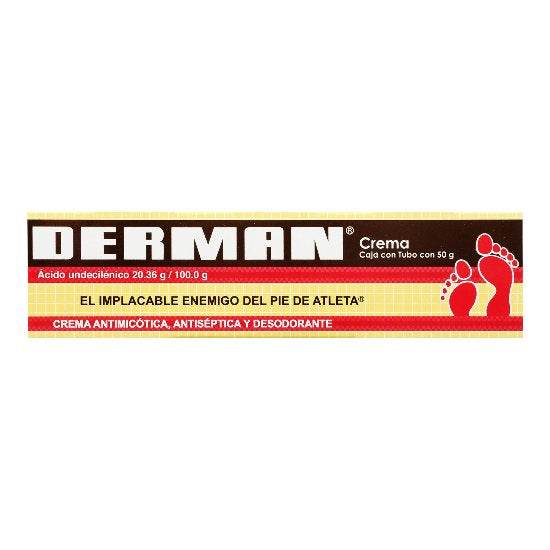 Derman Crema 20.36G/100G 50Gr (Undecilenato De Zinc) - WeCare Pharma