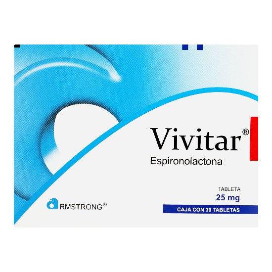 Vivitar 25Mg Con 30 Tabletas (Espironolactona) - WeCare Pharma