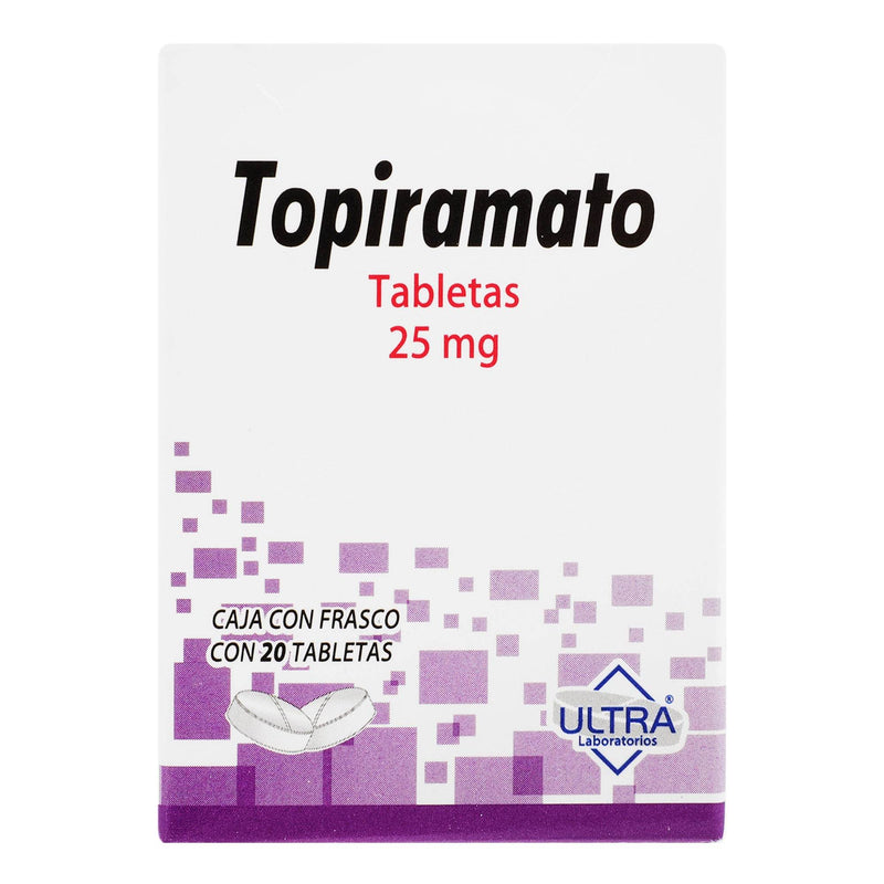 Topiramato 25Mg Con 20 Tabletas - WeCare Pharma