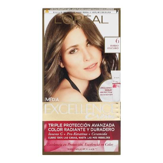 Tinte Loreal Excellence Rubio Oscuro N6 - WeCare Pharma