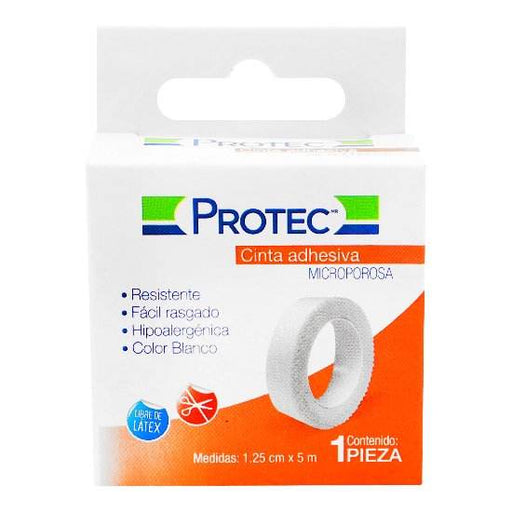 Cinta Adhesiva Microporosa Protec 1.25Cmx5M - WeCare Pharma