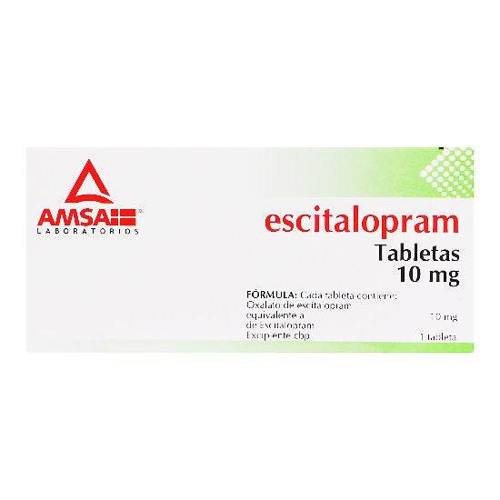 Escitalopram 10Mg Con 14 Amsa Tabletas - WeCare Pharma