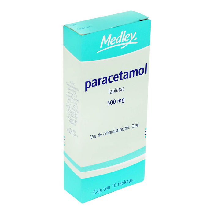 Paracetamol 500Mg Con 10 Medley Tabletas - WeCare Pharma