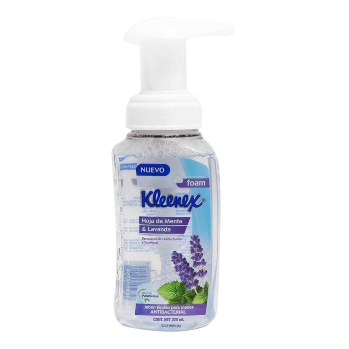 Jabon Liquido Para Manos Kleenex Menta/Lavanda 220Ml - WeCare Pharma