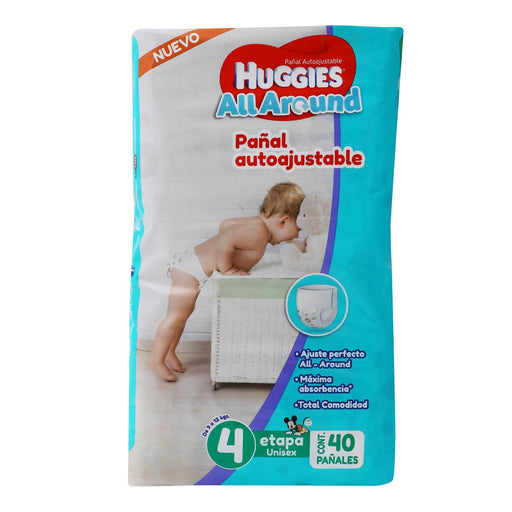 Pañal Huggies All-Around Etapa 4 Con 40 - WeCare Pharma
