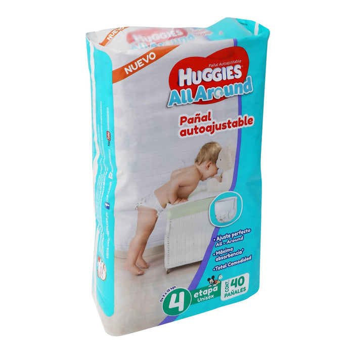 Pañal Huggies All-Around Etapa 4 Con 40 - WeCare Pharma