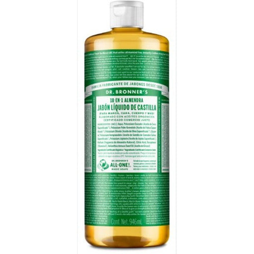 Jabon De Castilla Almendra 946Ml Dr Bronners 018787505908