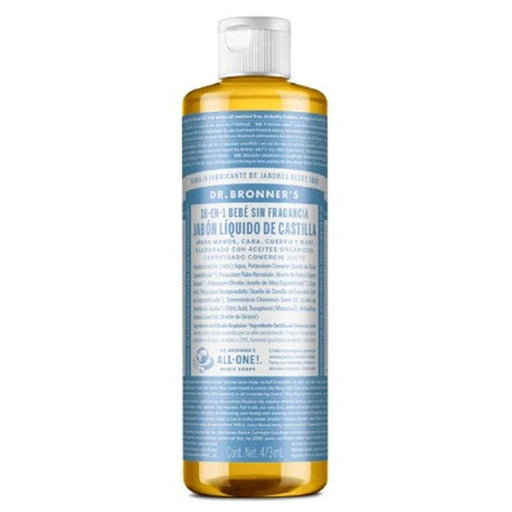 Jabon De Castilla Baby Mild 473Ml Dr Bronners 018787505816