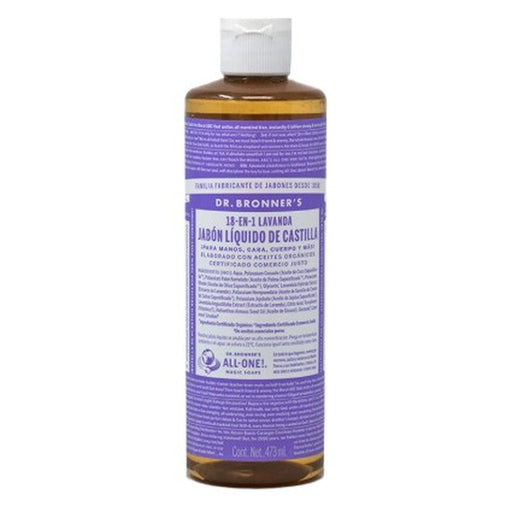 Jabon De Castilla Lavanda 473Ml Dr Bronners 018787505847