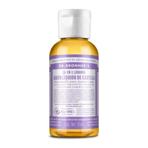 Jabon De Castilla Lavanda 59Ml Dr Bronners 018787505540