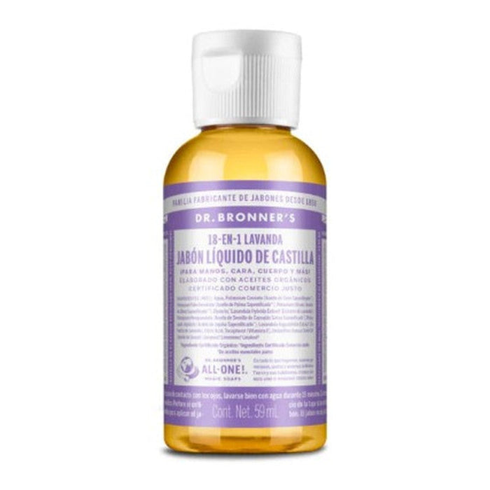 Jabon De Castilla Lavanda 59Ml Dr Bronners 018787505540