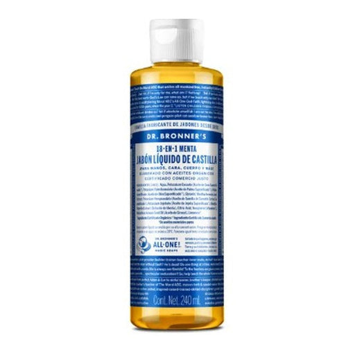Jabon De Castilla Menta 240Ml Dr Bronners 018787505755