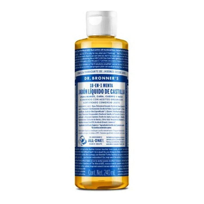 Jabon De Castilla Menta 240Ml Dr Bronners 018787505755