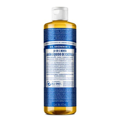 Jabon De Castilla Menta 473Ml Dr Bronners 018787505854
