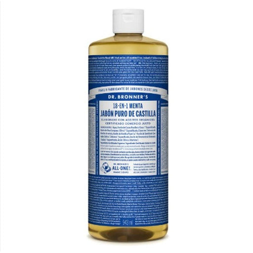 Jabon De Castilla Menta 59Ml Dr Bronners 018787505557
