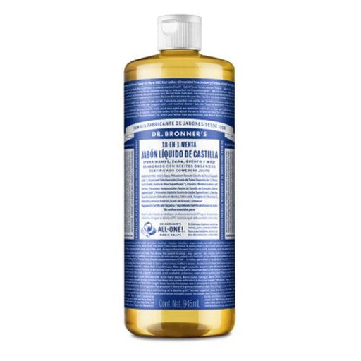 Jabon De Castilla Menta 946Ml Dr Bronners 018787505953