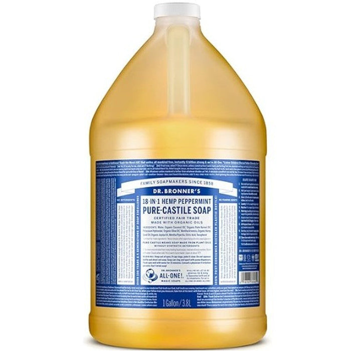 Jabon De Castilla Menta Galon 3.8L Dr Bronner 018787765654