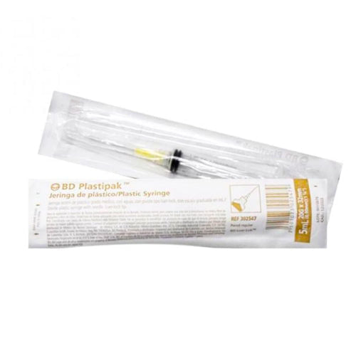 Jeringa 5Ml 20Gx32Mm Con 1 Pieza Plastipak 7501073025479