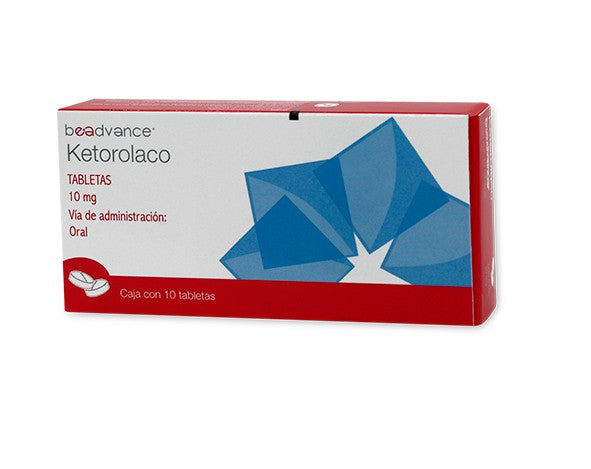 Ketorolaco 10Mg Tabletas Con 10 Be Advance