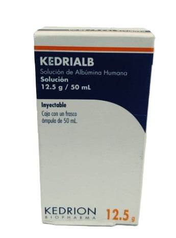 Kedrialb 25% Frasco 12.5G 50Ml Ampulas (Albumina Humana) - WeCare Pharma - 7508006209975
