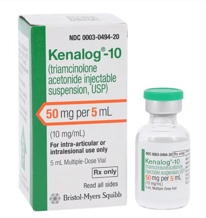 KENALOG-10 (ACETONIDO DE TRIAMCINOLONA) FCO AMP 50MG/5ML C1 - WeCare Pharma