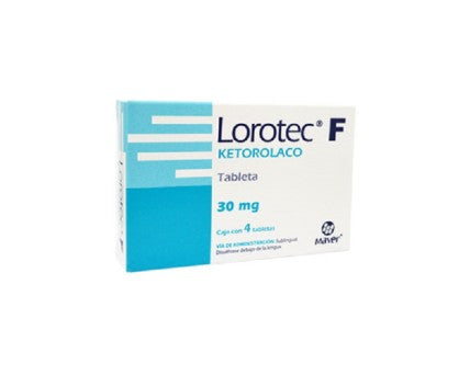Lorotec (Ketorolaco) 10Mg Tabletas Con 10