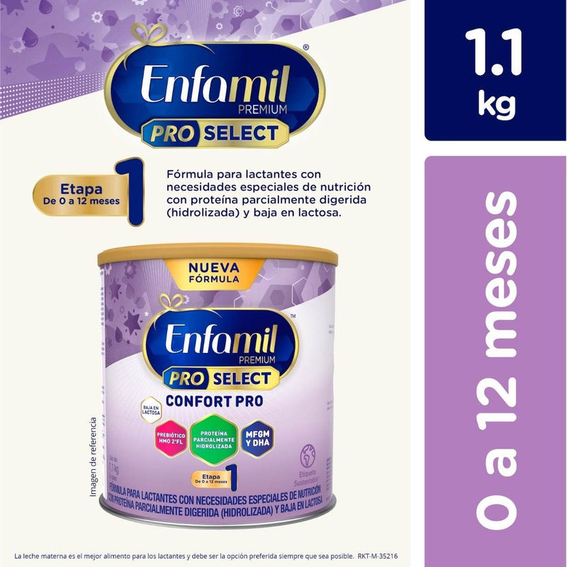 Leche Enfamil Premium Pro Select Confort E1 1100Gr - WeCare Pharma
