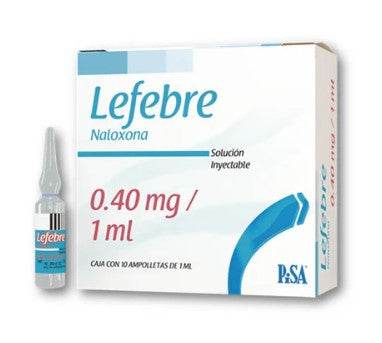 Lefebre 0.40Mg/Ml Con 10 Ampulas (Naloxona) - 7501125158940 - WeCare Pharma