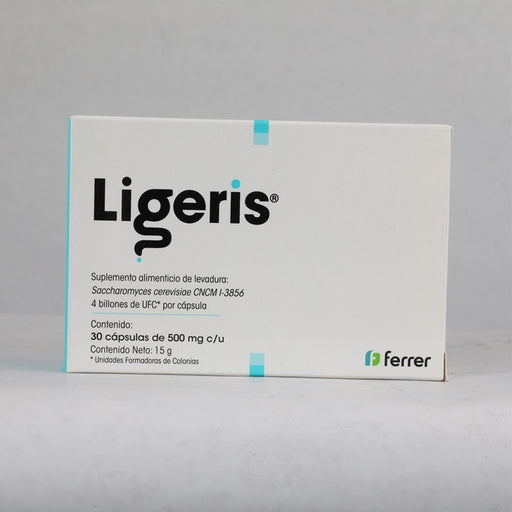 Ligeris 500Mg Con 30 Capsulas Suplemento Alimenticio De Levadura 7503007704009