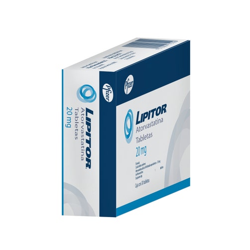 Lipitor (Atorvastatina) Tabletas 20Mg Con 30 1210001175020 costado 2