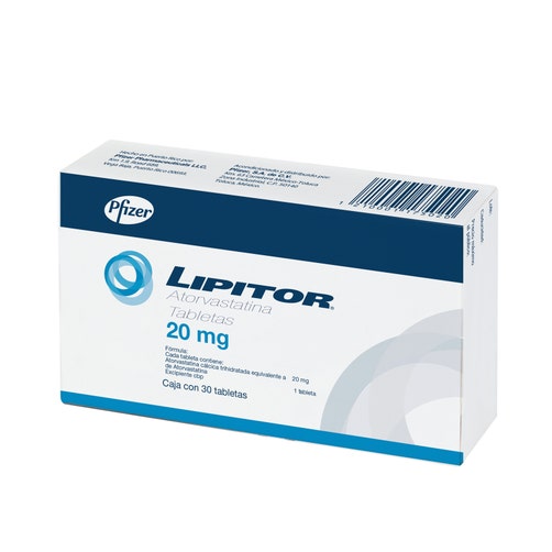 Lipitor (Atorvastatina) Tabletas 20Mg Con 30 1210001175020 costado 3