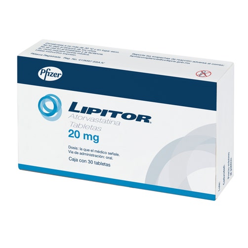 Lipitor (Atorvastatina) Tabletas 20Mg Con 30 1210001175020