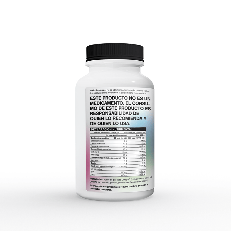 Lysi Omega-3 Capsulas Epa/Dha Con 60 5690548868504 posterior