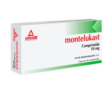 Montelukast 10Mg Tabletas Con 20