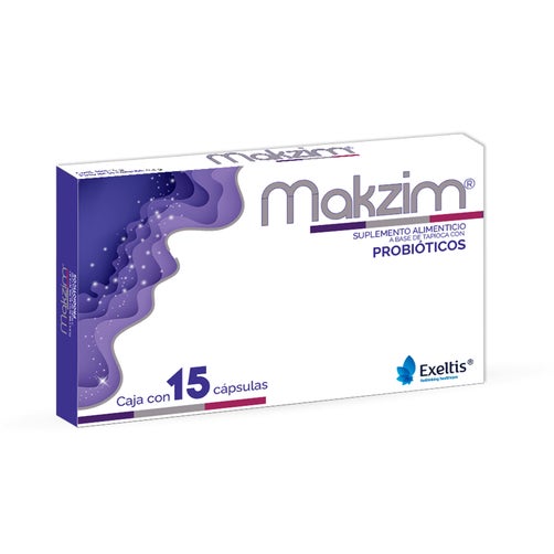 Makzim Probioticos Suplemento Alimenticio Capsulas Con 15 7502235760658