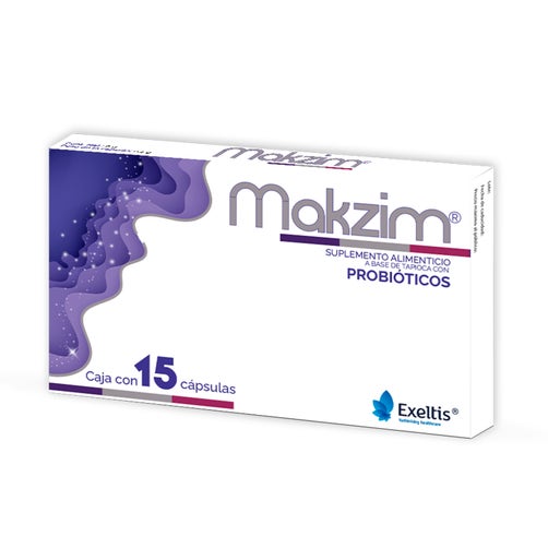 Makzim Probioticos Suplemento Alimenticio Capsulas Con 15 7502235760658 frente 2