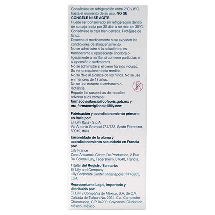 Mounjaro Kiwipen (Tirzepatida) Pluma 2.5Mg/0.6Ml C1 7501082243710