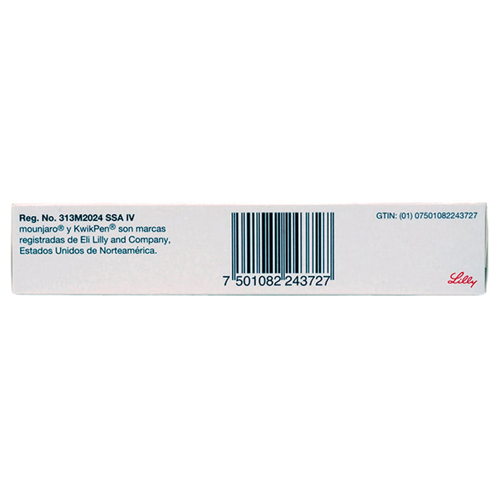 Mounjaro Kiwipen (Tirzepatida) Pluma 5Mg/0.6Ml C1 7501082243727 costado 2