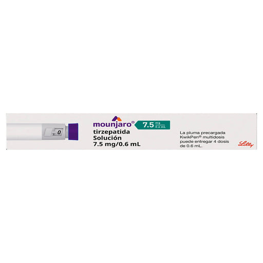 Mounjaro Kiwipen (Tirzepatida) Pluma 7.5Mg/0.6Ml C1 7501082243734