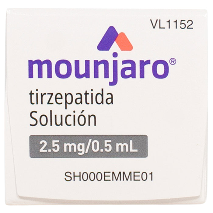 Mounjaro (Tirzepatida) Frasco Ampolleta 2.5Mg/0.5 Ml Con 1 Dosis Unica 7501082243635