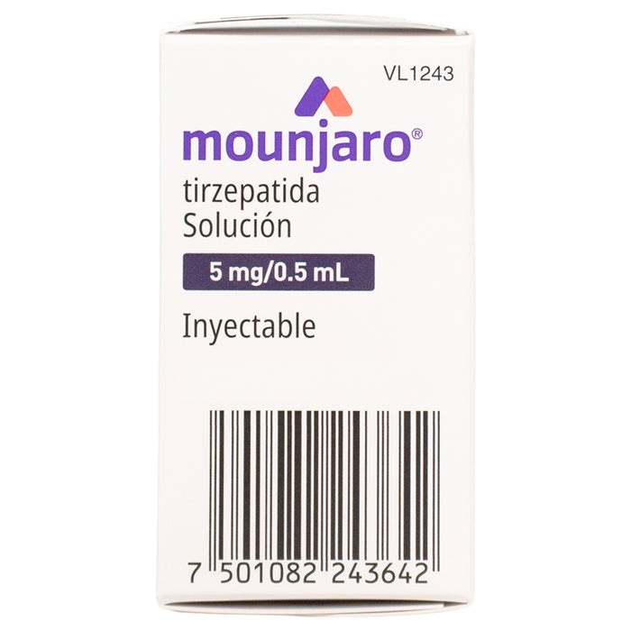 Mounjaro (Tirzepatida) Frasco Ampula 5Mg/0.5 Ml C1 7501082243642