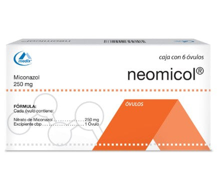Neomicol (Miconazol) 250Mg Ovulos Con 6