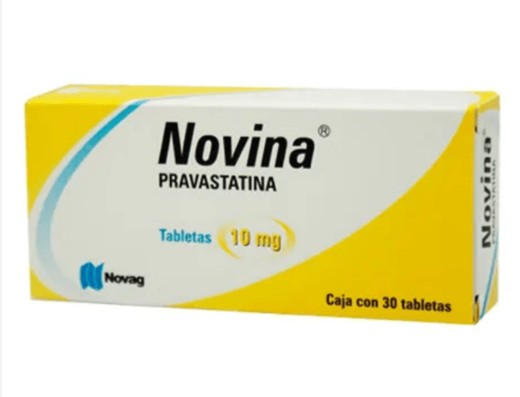 Novina (Pravastatina) 10Mg Tabletas Con 30