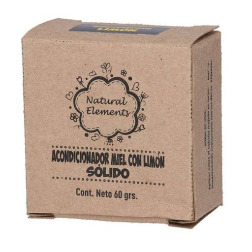Natural Elements Acondicionador Solido Limon 60G 7502287580013